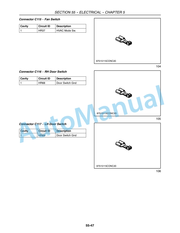 New Holland 3040, 3045, 3050 Boomer With Cab and CVT Transmission Service Manual 84126854 3 New Holland 3040, 3045, 3050 Boomer With Cab and CVT Transmission Service Manual 84126854-3