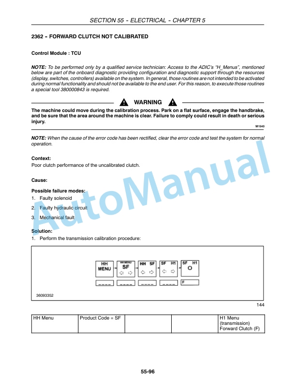 New Holland 3040, 3045, 3050 Boomer With Cab and CVT Transmission Service Manual 84126854 4 New Holland 3040, 3045, 3050 Boomer With Cab and CVT Transmission Service Manual 84126854-4