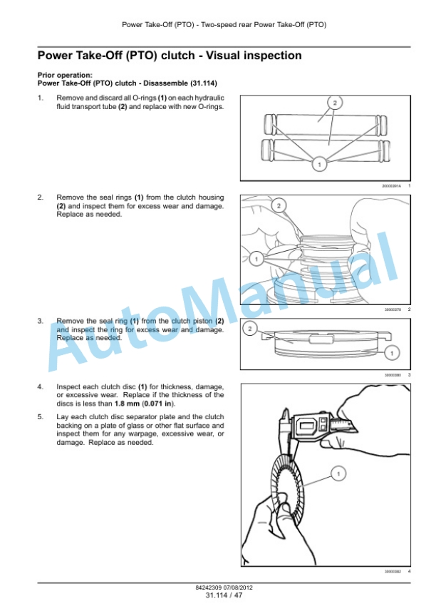 New Holland 3040, 3045, 3050 Boomer With Hydrostatic or 12x12 Gear Transmission Compact Tractor Service Manual 84242309 3 New Holland 3040, 3045, 3050 Boomer With Hydrostatic or 12x12 Gear Transmission Compact Tractor Service Manual 84242309 - Image 3