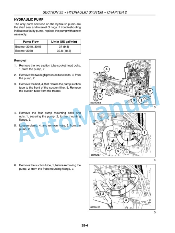 New Holland 3040, 3045, 3050 CTV Boomer Compact Tractor Service Manual 84126849A 3 New Holland 3040, 3045, 3050 CTV Boomer Compact Tractor Service Manual 84126849A-3