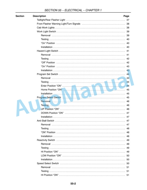 New Holland 3040, 3045, 3050 CTV Boomer Compact Tractor Service Manual 84126855 4 New Holland 3040, 3045, 3050 CTV Boomer Compact Tractor Service Manual 84126855 - Image 4
