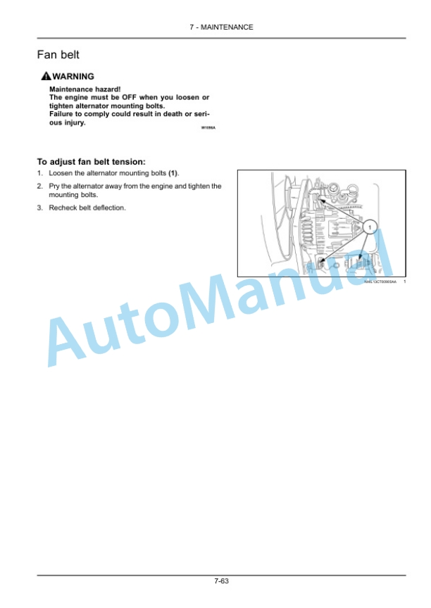 New Holland 3040 CVT, 3045 CVT, 3050 CVT Boomer Compact Tractor Operation and Maintenance Manual 47711718 5 New Holland 3040 CVT, 3045 CVT, 3050 CVT Boomer Compact Tractor Operation and Maintenance Manual 47711718-5