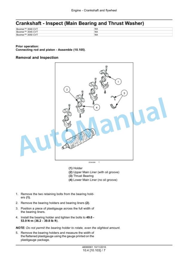 New Holland 3040 CVT, 3045 CVT, 3050 CVT Boomer Compact Tractor Service Manual 48082166 3 New Holland 3040 CVT, 3045 CVT, 3050 CVT Boomer Compact Tractor Service Manual 48082166 - Image 3