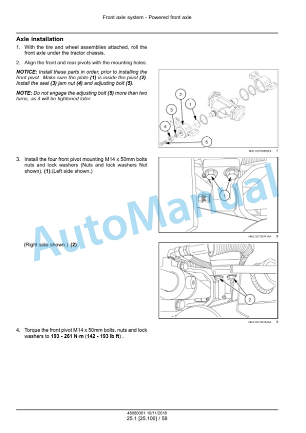 New Holland 3040 CVT, 3045 CVT, 3050 CVT Boomer Compact Tractor Service Manual 48082167 4 New Holland 3040 CVT, 3045 CVT, 3050 CVT Boomer Compact Tractor Service Manual 48082167 - Image 4