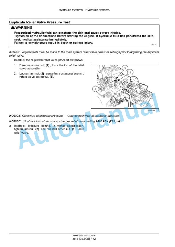 New Holland 3040 CVT, 3045 CVT, 3050 CVT Boomer Compact Tractor Service Manual 48082168 3 New Holland 3040 CVT, 3045 CVT, 3050 CVT Boomer Compact Tractor Service Manual 48082168 - Image 3