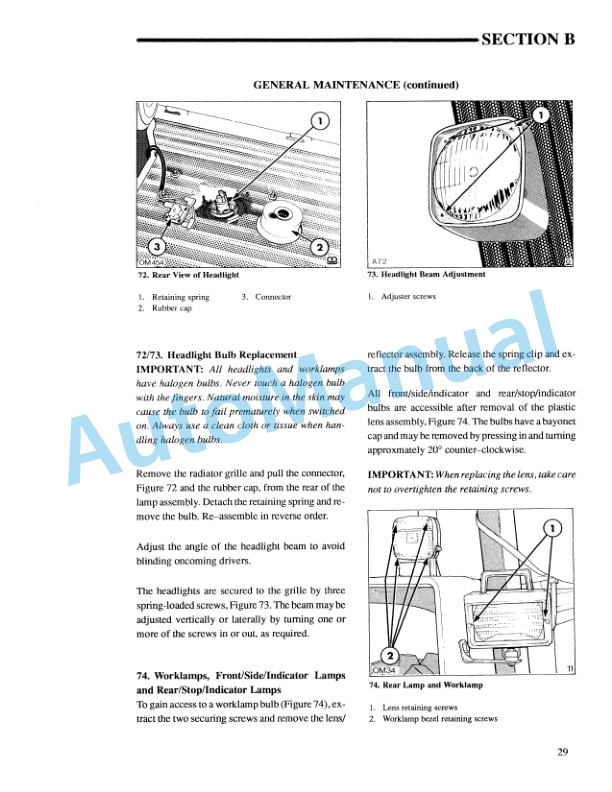 New Holland 3230, 3430, 3930, 4630, 5030 Less Cab Tractor Operation and Maintenance Manual 42323052 5 New Holland 3230, 3430, 3930, 4630, 5030 Less Cab Tractor Operation and Maintenance Manual 42323052 - Image 5