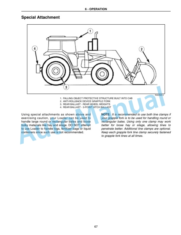 New Holland 32LC Operation and Maintenance Manual 87520575 4 New Holland 32LC Operation and Maintenance Manual 87520575 - Image 4