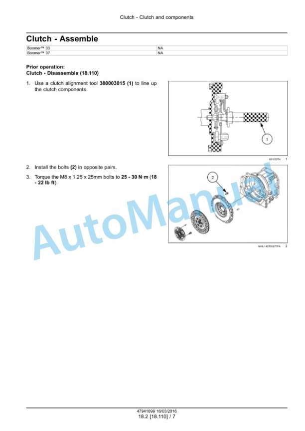 New Holland 33, 37 Boomer Tier 4B Final Compact Tractor Service Manual 47998500 3 New Holland 33, 37 Boomer Tier 4B Final Compact Tractor Service Manual 47998500 - Image 3