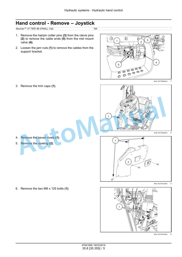 New Holland 33, 37 Boomer Tier 4B Final Compact Tractor Service Manual 47998501 3 New Holland 33, 37 Boomer Tier 4B Final Compact Tractor Service Manual 47998501 - Image 3