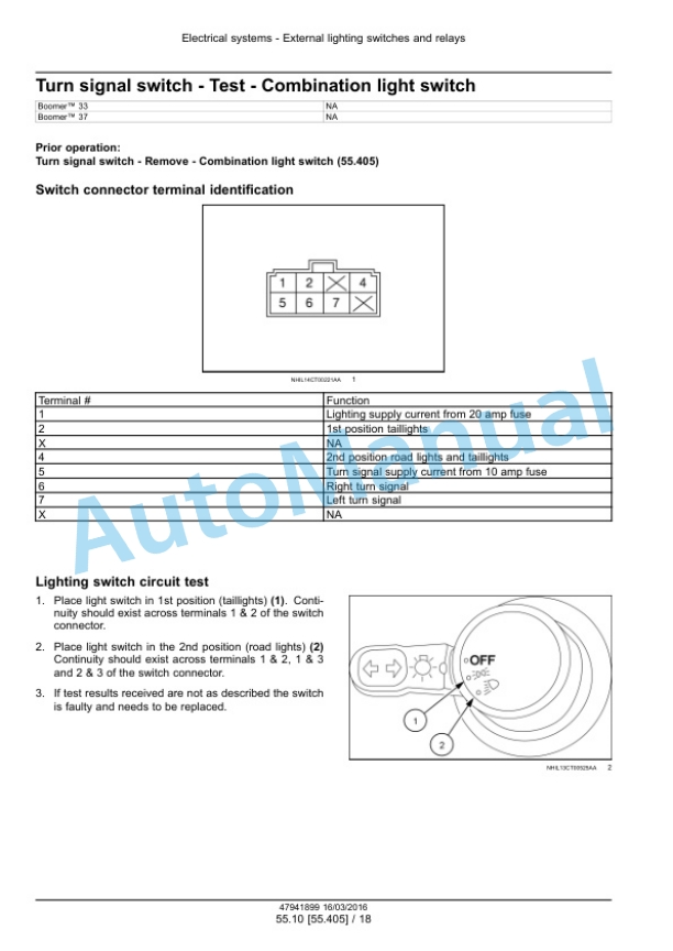 New Holland 33, 37 Boomer Tier 4B Final Compact Tractor Service Manual 47998504 3 New Holland 33, 37 Boomer Tier 4B Final Compact Tractor Service Manual 47998504 - Image 3