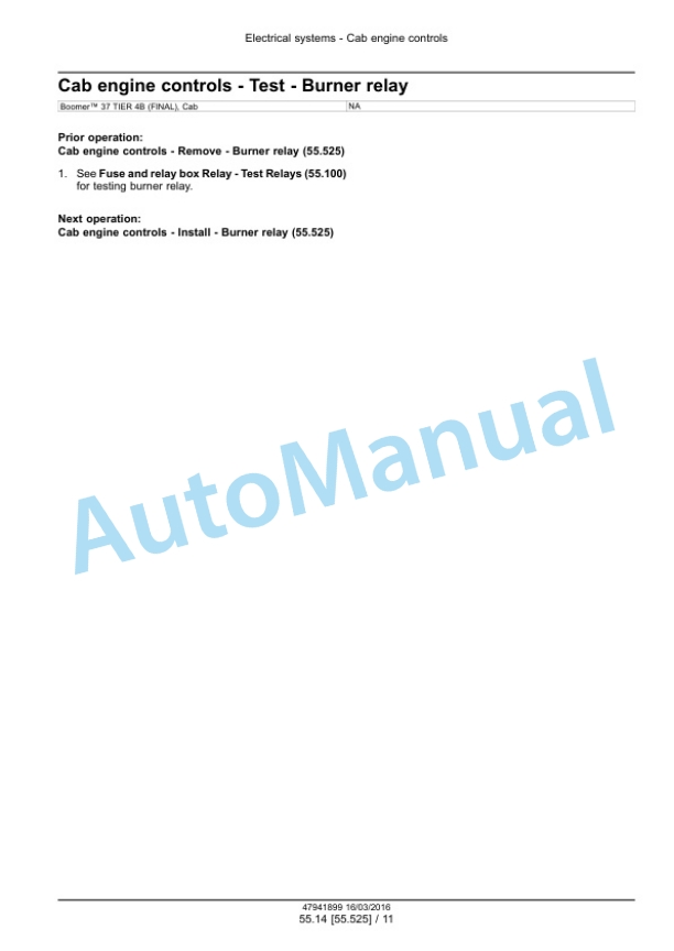 New Holland 33, 37 Boomer Tier 4B Final Compact Tractor Service Manual 47998504 5 New Holland 33, 37 Boomer Tier 4B Final Compact Tractor Service Manual 47998504 - Image 5