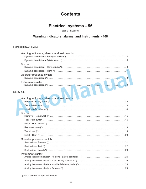 New Holland 33, 37 Boomer Tier 4B Final Compact Tractor Service Manual 47998506 5 New Holland 33, 37 Boomer Tier 4B Final Compact Tractor Service Manual 47998506-5