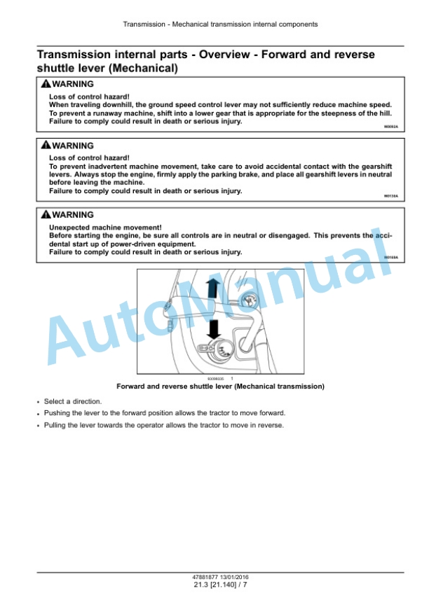 New Holland 33, 37 Workmaster Tier 4B Final Compact Tractor Service Manual 47956039 5 New Holland 33, 37 Workmaster Tier 4B Final Compact Tractor Service Manual 47956039 - Image 5