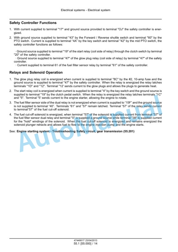 New Holland 35, 40 Workmaster Compact Tractor Service Manual 47547322 3 New Holland 35, 40 Workmaster Compact Tractor Service Manual 47547322 - Image 3