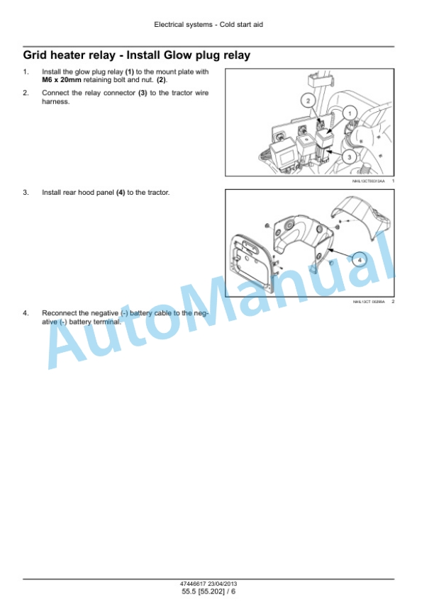 New Holland 35, 40 Workmaster Compact Tractor Service Manual 47547322 4 New Holland 35, 40 Workmaster Compact Tractor Service Manual 47547322 - Image 4