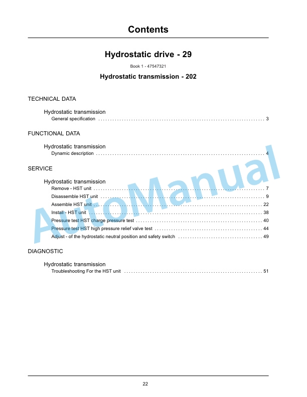 New Holland 35, 40 Workmaster Compact Tractor Service Manual 47547323-3