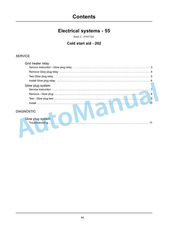 New Holland 35, 40 Workmaster Compact Tractor Service Manual 47547323-5