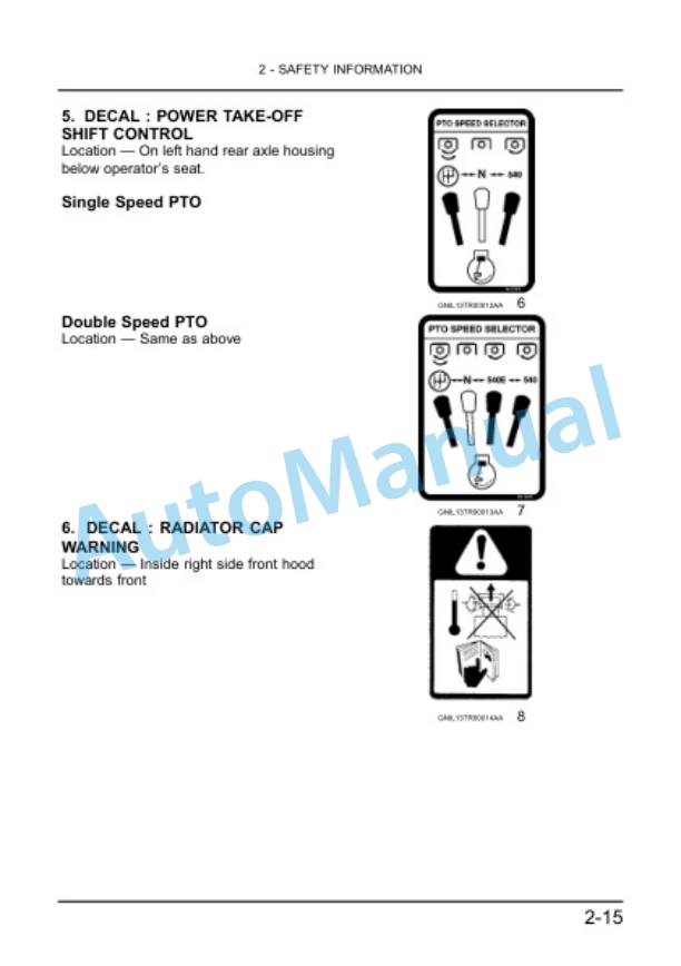 New Holland 3510, 4010, 4510, 4710 Tractor Operation and Maintenance Manual 84591230 2 New Holland 3510, 4010, 4510, 4710 Tractor Operation and Maintenance Manual 84591230-2
