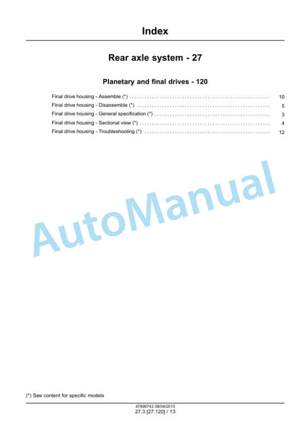New Holland 3510, 4010, 4510, 4710 Tractor Service Manual 47899743 4 New Holland 3510, 4010, 4510, 4710 Tractor Service Manual 47899743 - Image 4
