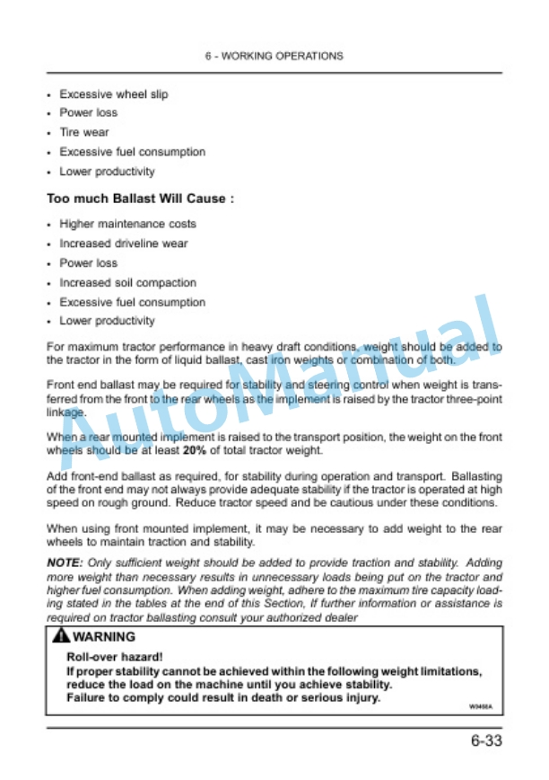 New Holland 3630TX Plus Tractor Operation and Maintenance Manual 48134658 4 New Holland 3630TX Plus Tractor Operation and Maintenance Manual 48134658 - Image 4
