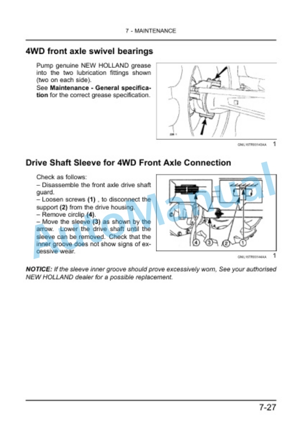 New Holland 3630TX Plus Tractor Operation and Maintenance Manual 48134658 5 New Holland 3630TX Plus Tractor Operation and Maintenance Manual 48134658 - Image 5