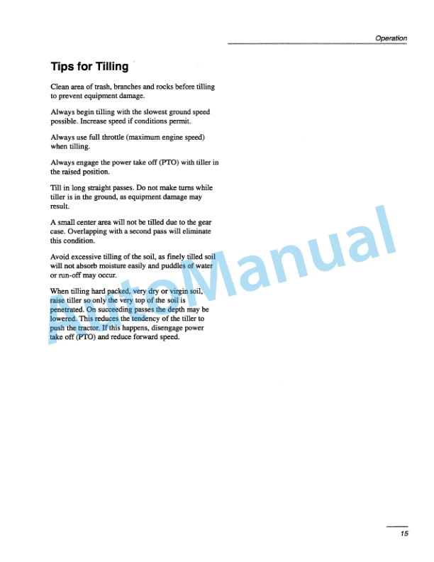 New Holland 36in Tiller LS Yard Tractor Operation and Maintenance Manual 42680070 5 New Holland 36in Tiller LS Yard Tractor Operation and Maintenance Manual 42680070-5