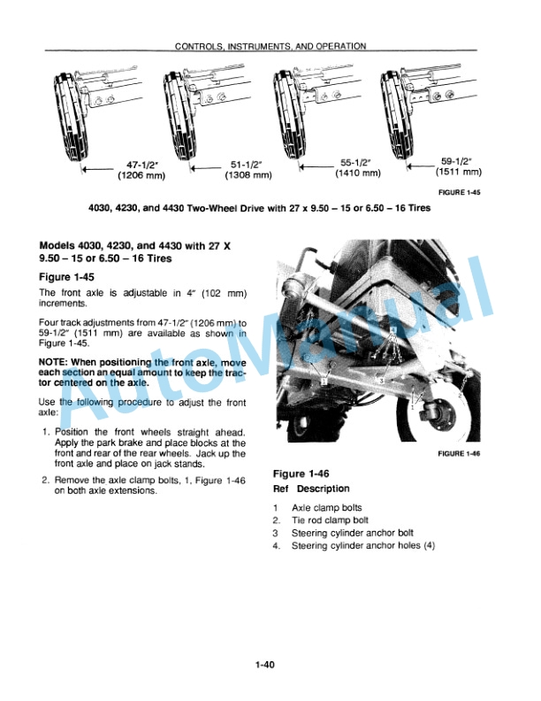 New Holland 3830, 4030, 4230, 4430 Narrow Tractor Operation and Maintenance Manual 42383041 3 New Holland 3830, 4030, 4230, 4430 Narrow Tractor Operation and Maintenance Manual 42383041 - Image 3