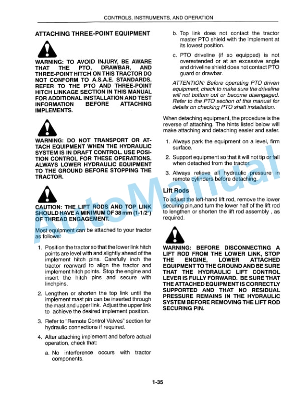New Holland 3830, 4330V Tractor Operation and Maintenance Manual 42383020 3 New Holland 3830, 4330V Tractor Operation and Maintenance Manual 42383020 - Image 3