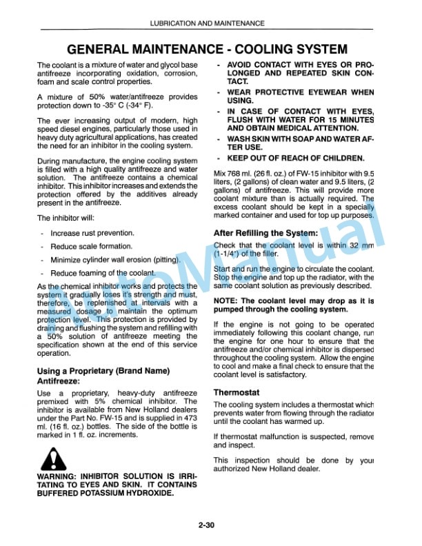 New Holland 3830, 4330V Tractor Operation and Maintenance Manual 42383020 5 New Holland 3830, 4330V Tractor Operation and Maintenance Manual 42383020 - Image 5