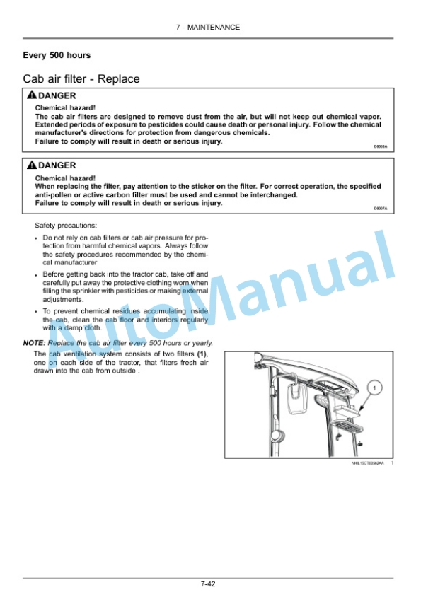 New Holland 40, 50 Boomer Compact Tractor Operation and Maintenance Manual 47901424 5 New Holland 40, 50 Boomer Compact Tractor Operation and Maintenance Manual 47901424 - Image 5