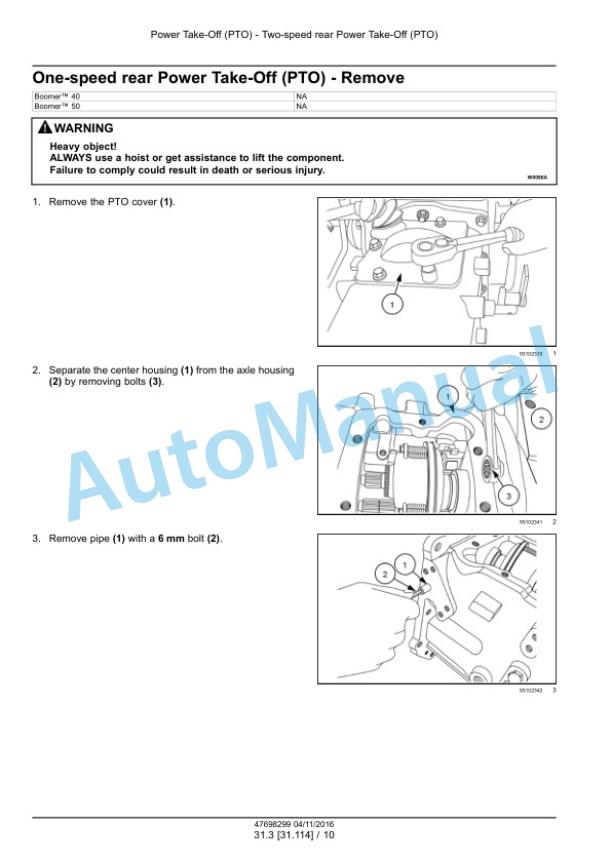 New Holland 40, 50 Boomer Tier 3 Compact Tractor Service Manual 48080050 3 New Holland 40, 50 Boomer Tier 3 Compact Tractor Service Manual 48080050 - Image 3