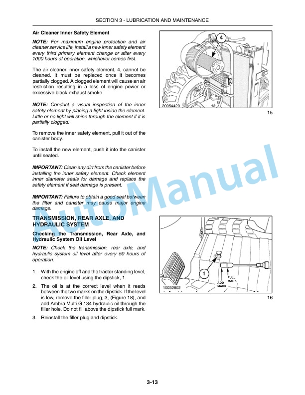 New Holland 4055, 4060 Boomer Tractor Operation and Maintenance Manual 87477192 4 New Holland 4055, 4060 Boomer Tractor Operation and Maintenance Manual 87477192 - Image 4