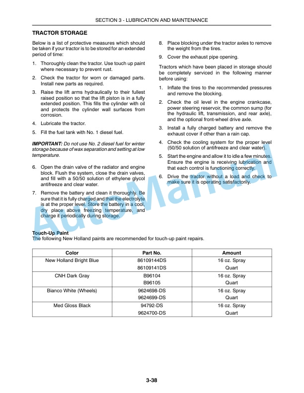 New Holland 4055, 4060 Boomer Tractor Operation and Maintenance Manual 87477192 5 New Holland 4055, 4060 Boomer Tractor Operation and Maintenance Manual 87477192 - Image 5