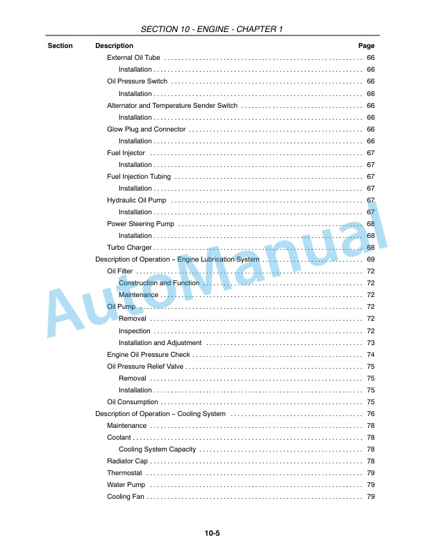 New Holland 4055, 4060 Boomer Tractor Service Manual 84270065 2 New Holland 4055, 4060 Boomer Tractor Service Manual 84270065-2