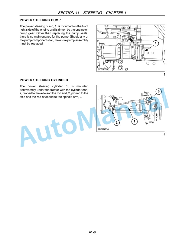 New Holland 4055, 4060 Boomer Tractor Service Manual 84270067 4 New Holland 4055, 4060 Boomer Tractor Service Manual 84270067-4