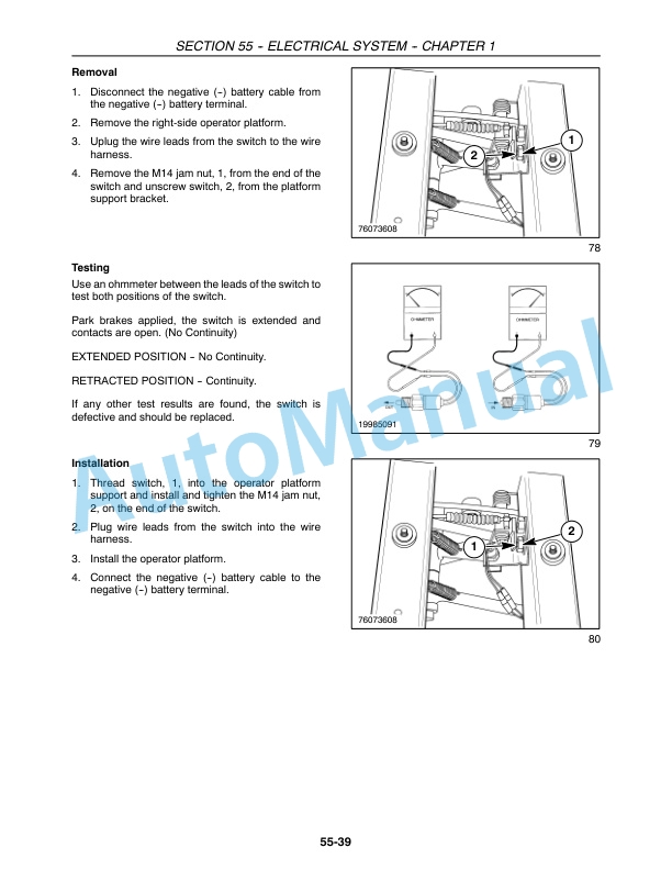 New Holland 4055, 4060 Boomer Tractor Service Manual 84270068 2 New Holland 4055, 4060 Boomer Tractor Service Manual 84270068-2