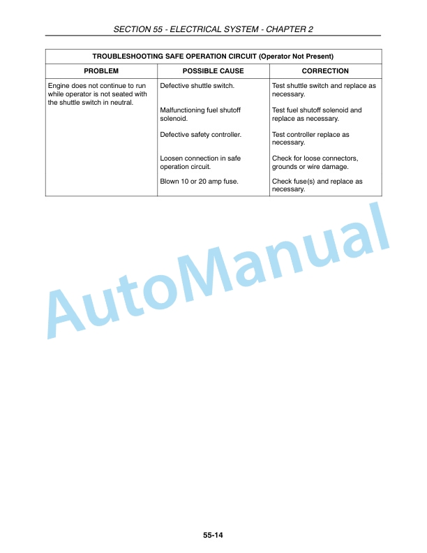 New Holland 4055, 4060 Boomer Tractor Service Manual 84270068 3 New Holland 4055, 4060 Boomer Tractor Service Manual 84270068-3