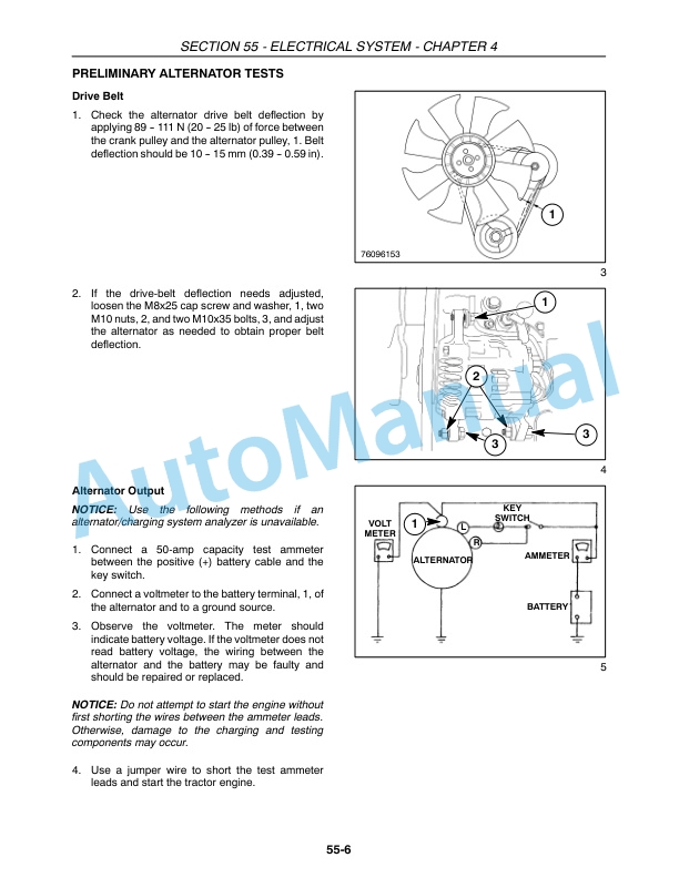 New Holland 4055, 4060 Boomer Tractor Service Manual 84270068 5 New Holland 4055, 4060 Boomer Tractor Service Manual 84270068-5