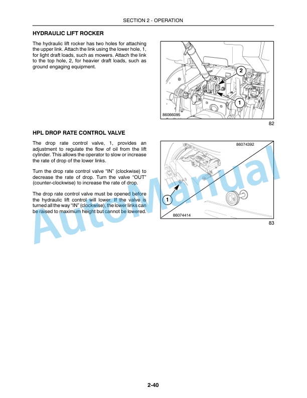 New Holland 4055, 4060 Boomer With Cab Tractor Operation and Maintenance Manual 87477193 3 New Holland 4055, 4060 Boomer With Cab Tractor Operation and Maintenance Manual 87477193 - Image 3