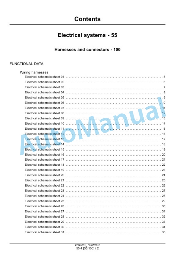 New Holland 40D CVT, 45D CVT, 50D CVT Boomer Tier 3 Compact Tractor Service Manual 48001044 3 New Holland 40D CVT, 45D CVT, 50D CVT Boomer Tier 3 Compact Tractor Service Manual 48001044-3