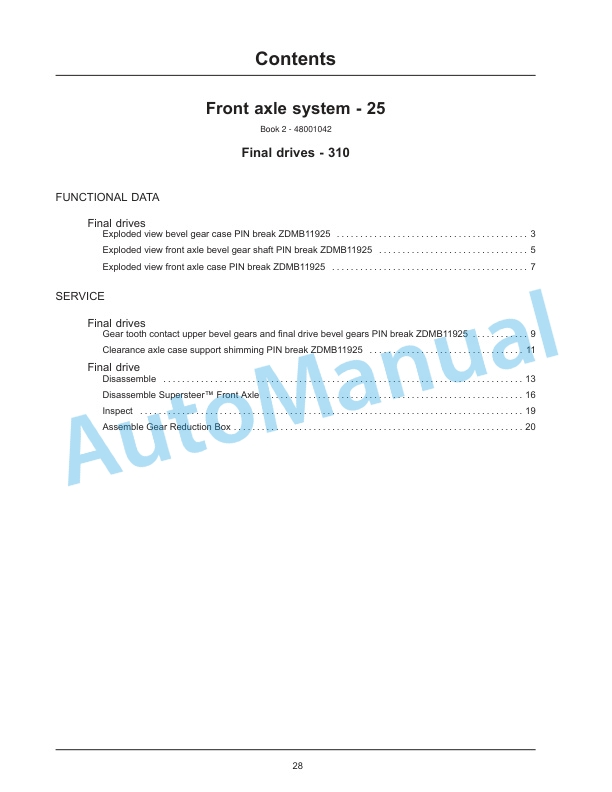 New Holland 40D CVT, 45D CVT, 50D CVT Boomer Tier 3 Compact Tractor Service Manual 48001046 3 New Holland 40D CVT, 45D CVT, 50D CVT Boomer Tier 3 Compact Tractor Service Manual 48001046-3