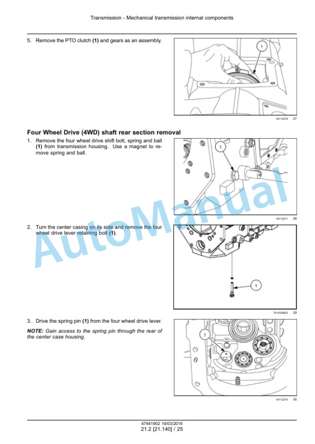 New Holland 41, 47 Boomer Tier 4B Final Compact Tractor Service Manual 47998516 4 New Holland 41, 47 Boomer Tier 4B Final Compact Tractor Service Manual 47998516 - Image 4