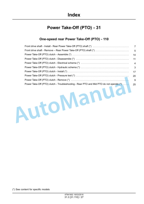 New Holland 41, 47 Boomer Tier 4B Final Compact Tractor Service Manual 47998517 3 New Holland 41, 47 Boomer Tier 4B Final Compact Tractor Service Manual 47998517 - Image 3