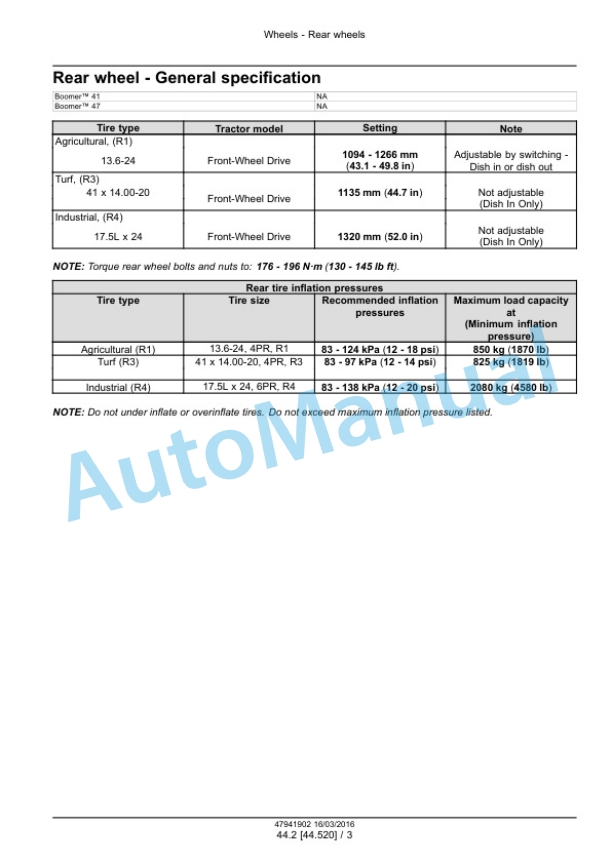 New Holland 41, 47 Boomer Tier 4B Final Compact Tractor Service Manual 47998518 3 New Holland 41, 47 Boomer Tier 4B Final Compact Tractor Service Manual 47998518 - Image 3