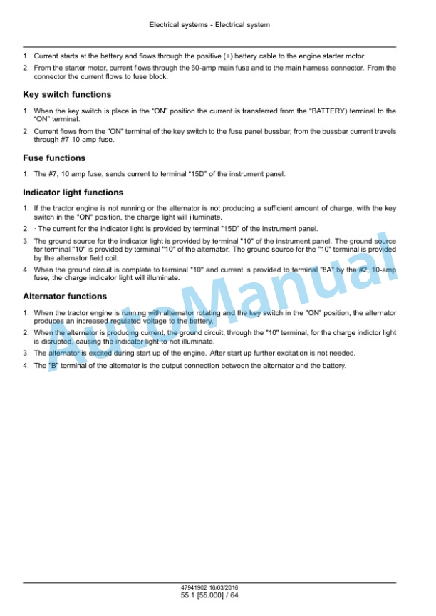 New Holland 41, 47 Boomer Tier 4B Final Compact Tractor Service Manual 47998519 3 New Holland 41, 47 Boomer Tier 4B Final Compact Tractor Service Manual 47998519-3