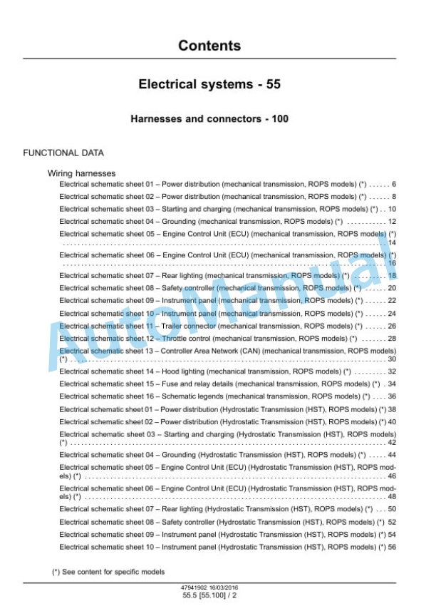 New Holland 41, 47 Boomer Tier 4B Final Compact Tractor Service Manual 47998519 4 New Holland 41, 47 Boomer Tier 4B Final Compact Tractor Service Manual 47998519-4