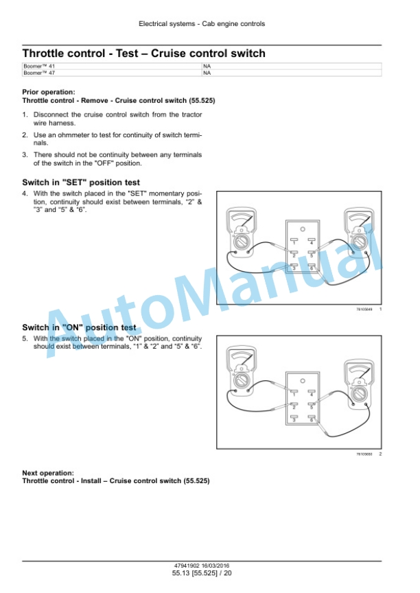 New Holland 41, 47 Boomer Tier 4B Final Compact Tractor Service Manual 47998521 5 New Holland 41, 47 Boomer Tier 4B Final Compact Tractor Service Manual 47998521 - Image 5