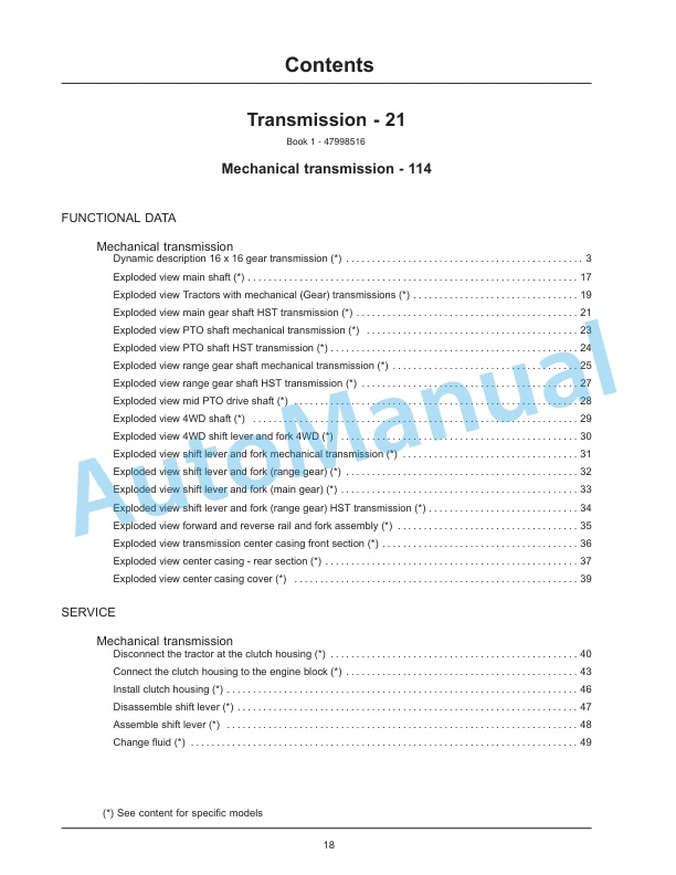 New Holland 41, 47 Boomer Tier 4B Final Compact Tractor Service Manual 47998523 2 New Holland 41, 47 Boomer Tier 4B Final Compact Tractor Service Manual 47998523-2