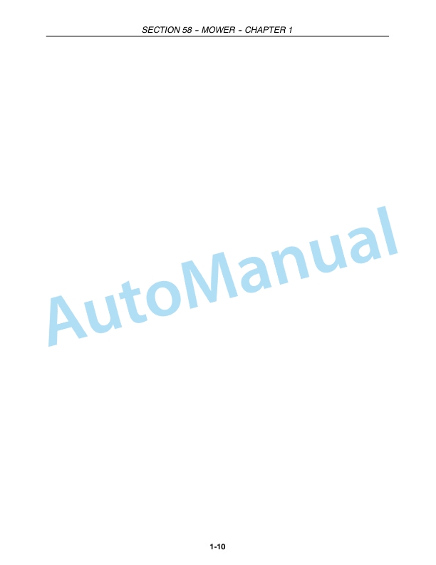 New Holland 410GM, 420GM, 430GM Flex Wing Finish Mower Repair Manual 87757970 3 New Holland 410GM, 420GM, 430GM Flex Wing Finish Mower Repair Manual 87757970-3