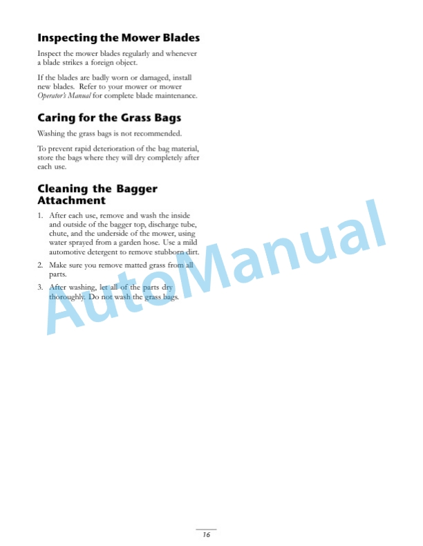 New Holland 42in, 50in Twin Bagger Operation and Maintenance Manual 87597468 5 New Holland 42in, 50in Twin Bagger Operation and Maintenance Manual 87597468-5